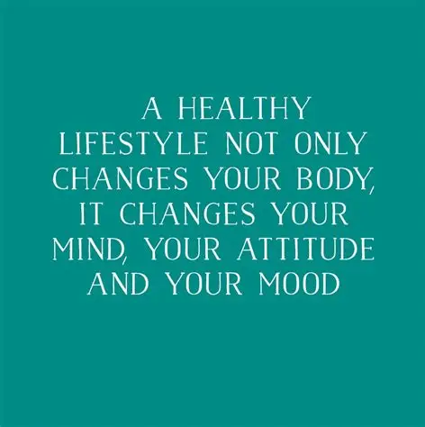 Lifestyle modifications